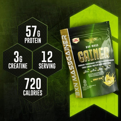 BXN NUTRITION Mass Gainer 2 Lbs GOLD SERIES Susu Protein Suplemen