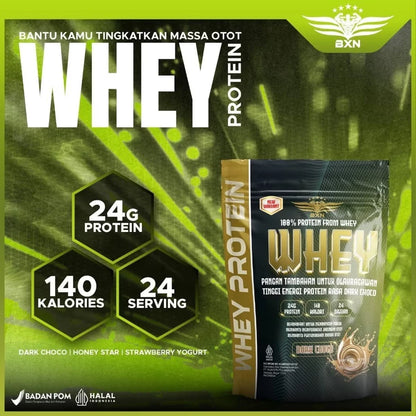 BXN NUTRITION Whey 2 Lbs Gold Series Susu Protein Suplemen Whey Protein Concentrate