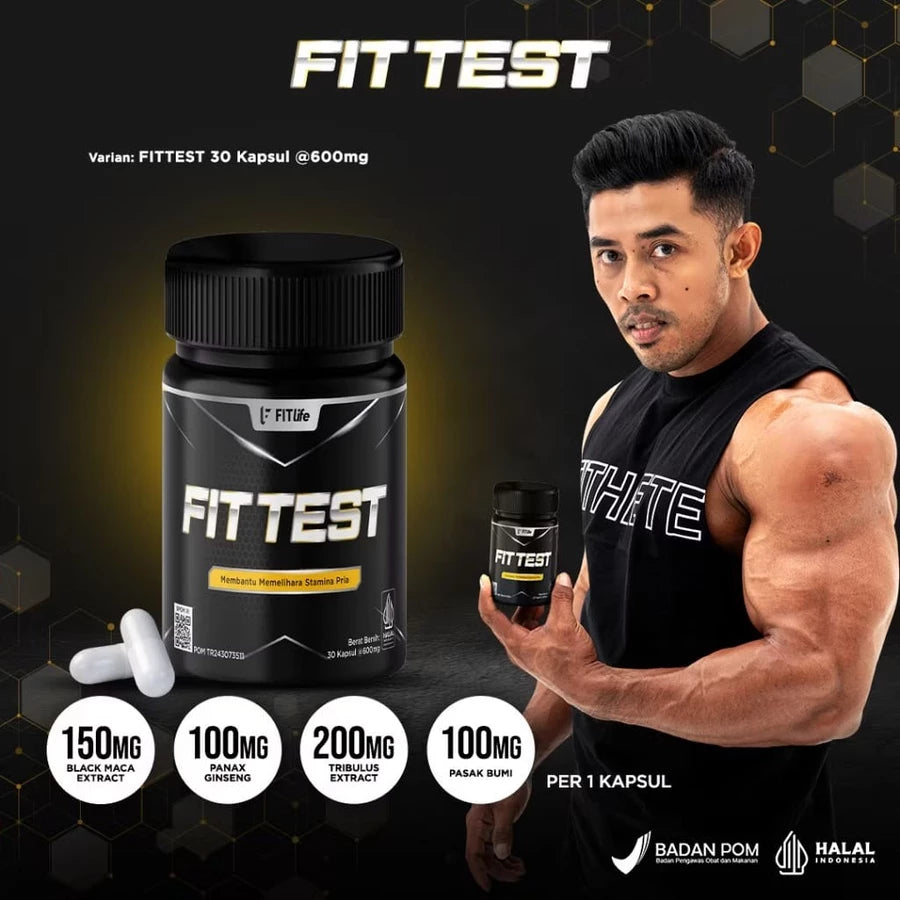 FITLIFE FITtest 30 Kapsul 600mg Testobooster Testosteron