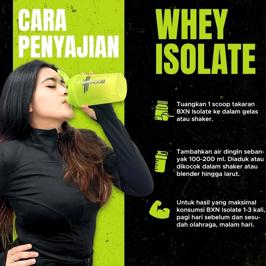 BXN NUTRITION Whey Protein Isolate 2 Lbs Gold Series Susu Protein Suplemen Whey Isolate