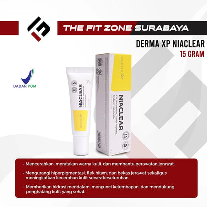 DERMA XP Niaclear Niacinamide 4% Tranex Peptides Sodium Hyaluronate 15 Gram Mencerahkan & Samarkan Noda Wajah
