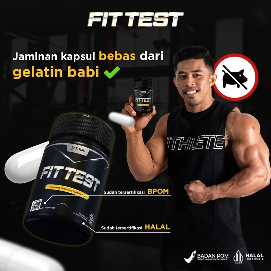 FITLIFE FITtest 30 Kapsul 600mg Testobooster Testosteron