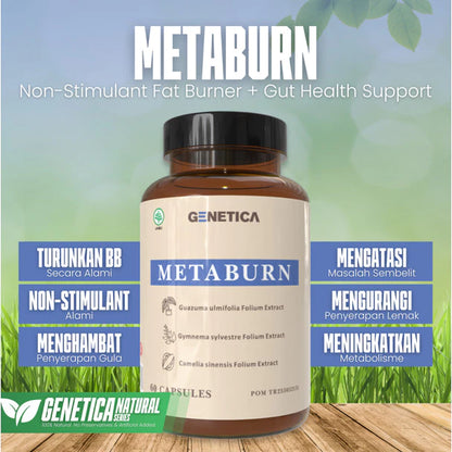 GENETICA Meta Burn 60 Kapsul Suplemen Herbal Alami MetaBurn