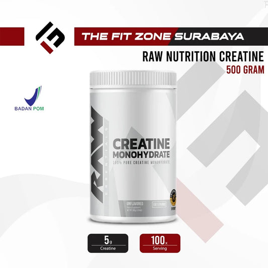 RAW Nutrition CBUM RawBUM 100% Pure Creatine Monohydrate 100 Serving Kreatin 500 Gram
