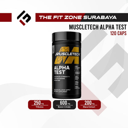 MT Alpha Test 120 Capsules Pro Series 100 Mg Testo Booster