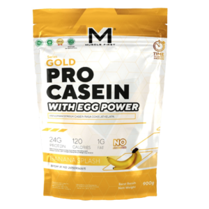 M1 Muscle First Gold Pro Casein 2 Lbs With egg power
