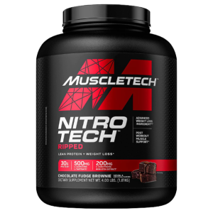 Muscletech Nitrotech Ripped 4 Lbs Nitro Tech Ripped Whey+Fat loss