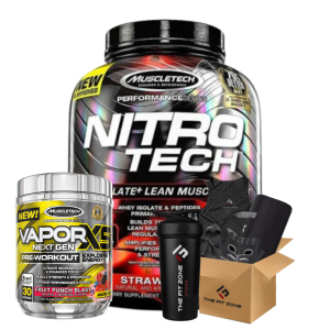 Muscletech Nitrotech Performance 4Lbs + Vapor X5 30Serving | PROMO BUNDLING