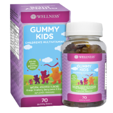 Wellness Gummy Kids Multivitamin 70Gummy