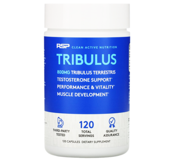 RSP Tribulus Terrestris 120 Capsules Naturally Testosteron Booster