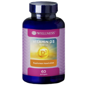 Wellness Vitamin D3 1000IU 60Tablet